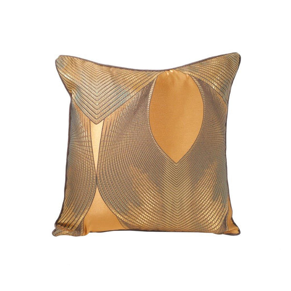 Modern Decorative Metallic Brown Abstract Pattern Cushion Cover Pillowcase 50*50 cm