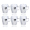 Premium Lead Free Glass Tea Cup Set of 6 pcs 268 ml