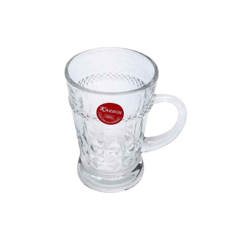 Premium Lead Free Glass Tea Cup Set of 6 pcs 170 ml