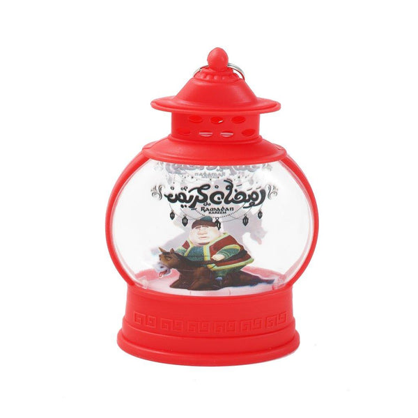 Decorative Ramadan Arabic Style Multicolor Metal Lantern Battery Operated Lamp 8*4*11.5 cm
