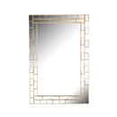 Decorative Rectangle Gold Frame Wall Mirror 58*90 cm