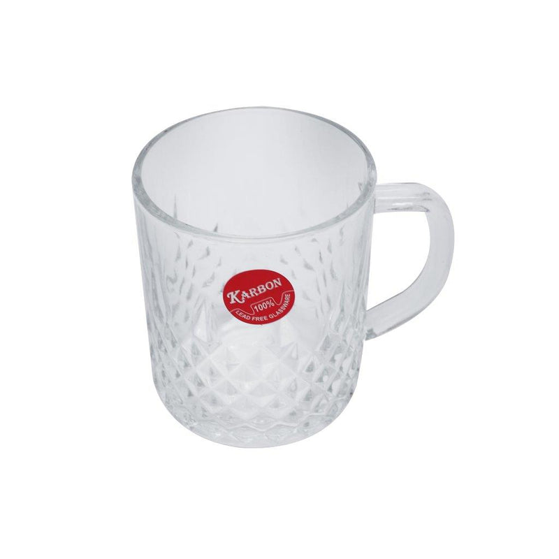 Premium Lead Free Glass Tea Cup Set of 6 pcs 230 ml