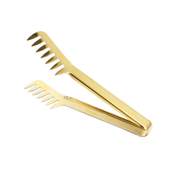 Stainless Steel Gold Spaghetti Serving Kitchen Tong 23 cm 75 g