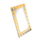 Decorative Rectangle Gold Frame Wall Mirror 63*92 cm