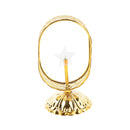 Decorative Ramadan Arabic Style Gold Metal Lantern Battery Operated Lamp 8*14 cm