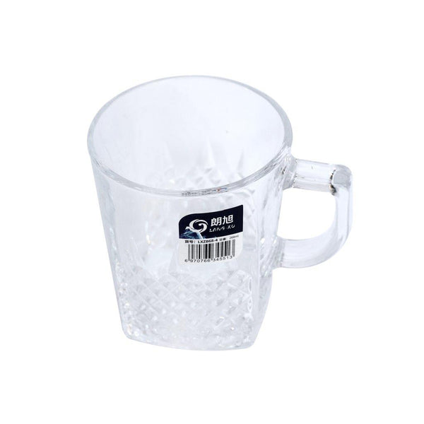 Premium Lead Free Glass Tea Cup Set of 6 pcs 268 ml