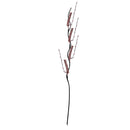 Realistic Touch Rattan Sticks Artificial Flower Stems Garland Set of 5 For Vase Centerprice Wedding Party 1.55 Meter