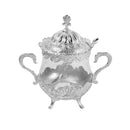 Silver Plated Sugar Pot with Spoon 14 cm