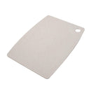 Kitchen Essential Cream White Plastic Non Slip Chopping Board 39*28*0.7 cm