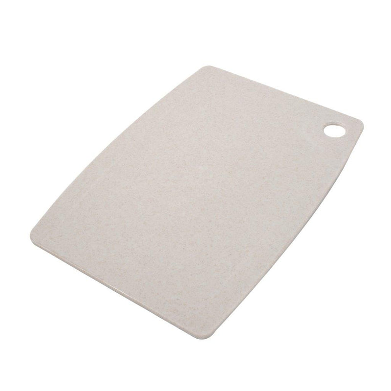 Kitchen Essential Cream White Plastic Non Slip Chopping Board 39*28*0.7 cm