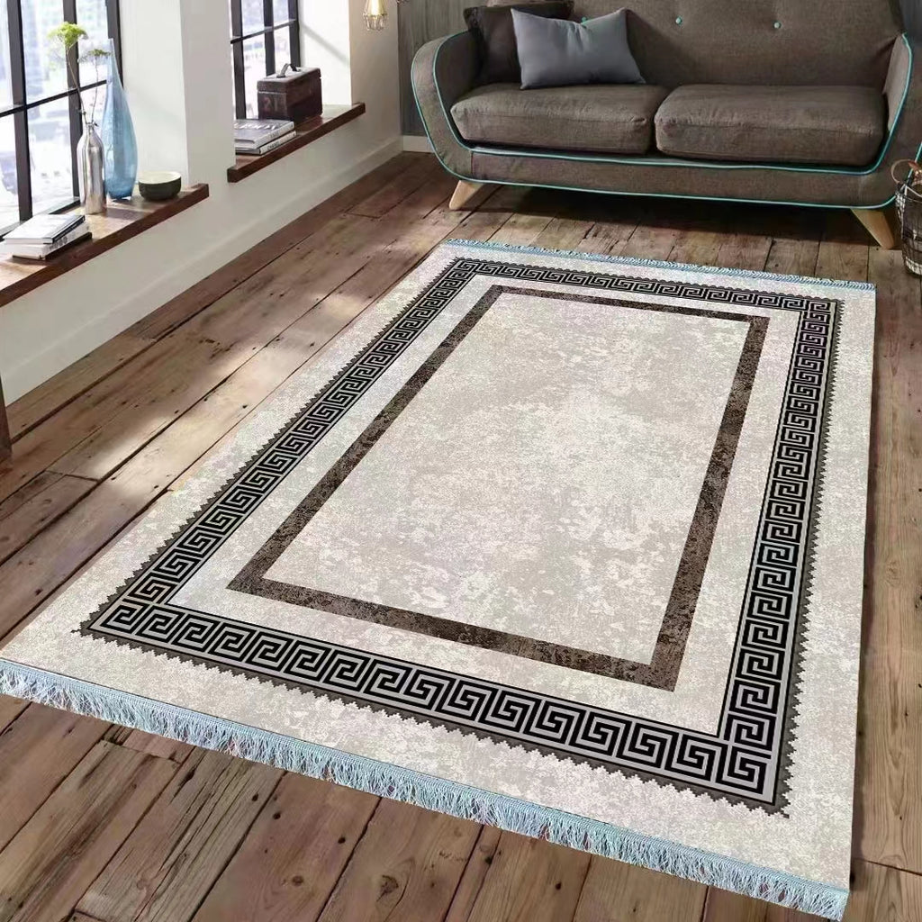Buy Online Longman Roman Art Design Machine Woven Indoor Area Rug ...