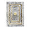 Greek Key Roman Design Fluffy Super Soft Grey & Gold Design Non Slip Waterproof Indoor Area Rug Carpet 160*230 cm