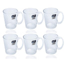 Premium Lead Free Glass Tea Cup Set of 6 pcs 300 ml