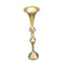 Satin Gold Elegant Metal Flower Vase Wedding Table Centrepiece 56*14.5 cm