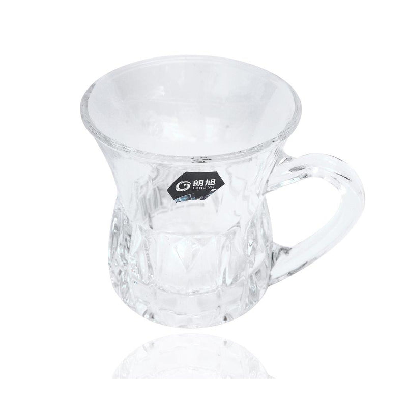 Premium Lead Free Glass Tea Cup Set of 6 pcs 135 ml