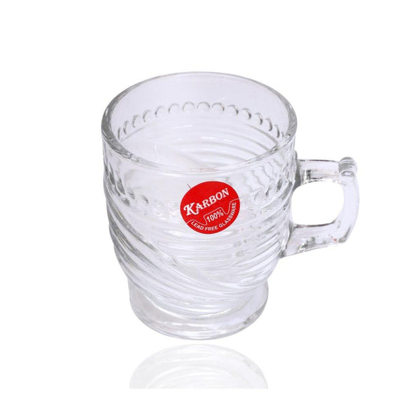 Premium Lead Free Glass Tea Cup Set of 6 pcs 165 ml