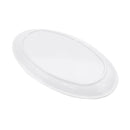 Melamine Serveware Dinnerware Oval Plate Plain White 16 inch