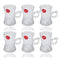 Premium Lead Free Glass Tea Cup Set of 6 pcs 120 ml