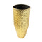 Home Decor Gold Bronze Metal Craft Floor Vase Flower Vase Set of 3 Pcs 30*30*81/25*25*65/22*22*49 cm