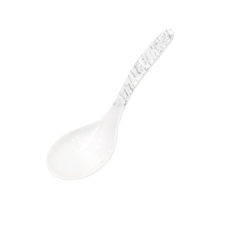 Melamine Serving Spoon Rice Spoon Plain White 22 cm