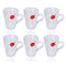 Premium Lead Free Glass Tea Cup Set of 6 pcs 158 ml