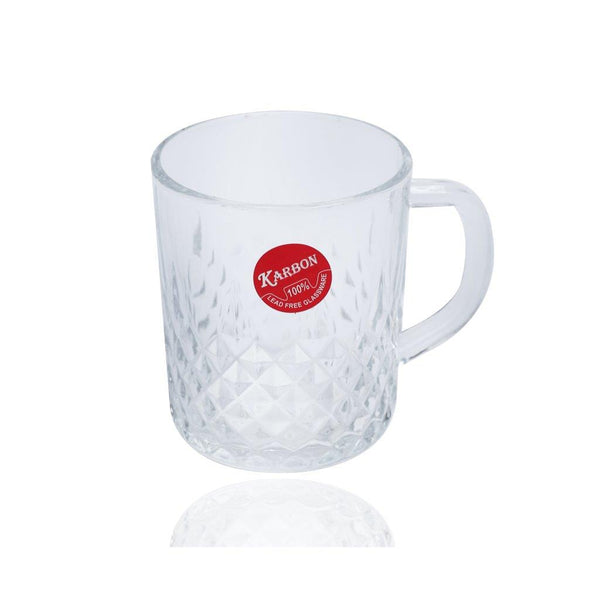 Premium Lead Free Glass Tea Cup Set of 6 pcs 230 ml