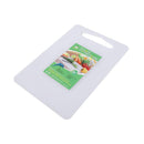 Kitchen Essential Clear White Plastic Non Slip Chopping Board 30*21*0.5 cm