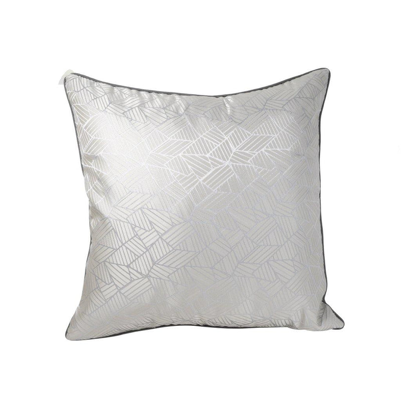 Modern Decorative Silver Abstract Vector Pattern Cushion Cover Pillowcase 50*50 cm