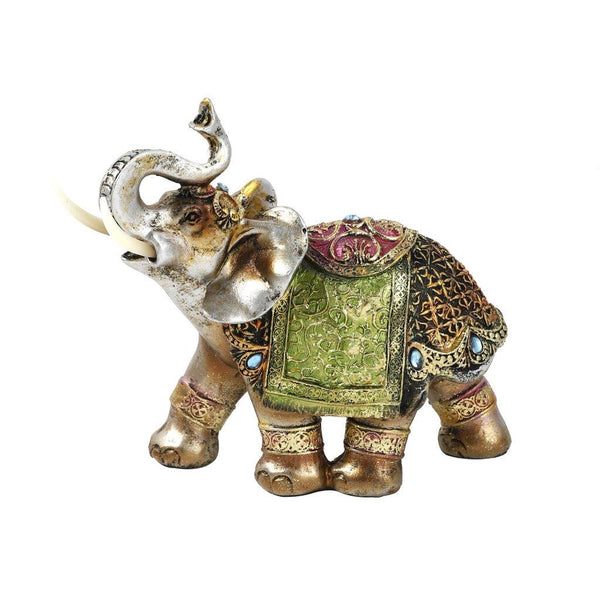 Sculpture Statue Resin Figurine Elephant Metallic Brown Colour 24*11*24 cm