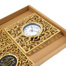 Decorative Artistic Wall Clock with Islamic Wall Deco 51*58 cm