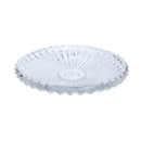 Crystal Glass Round 2 Tier Cake Stand