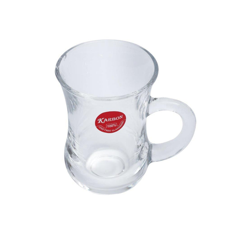 Premium Lead Free Glass Tea Cup Set of 6 pcs 145 ml (37229)