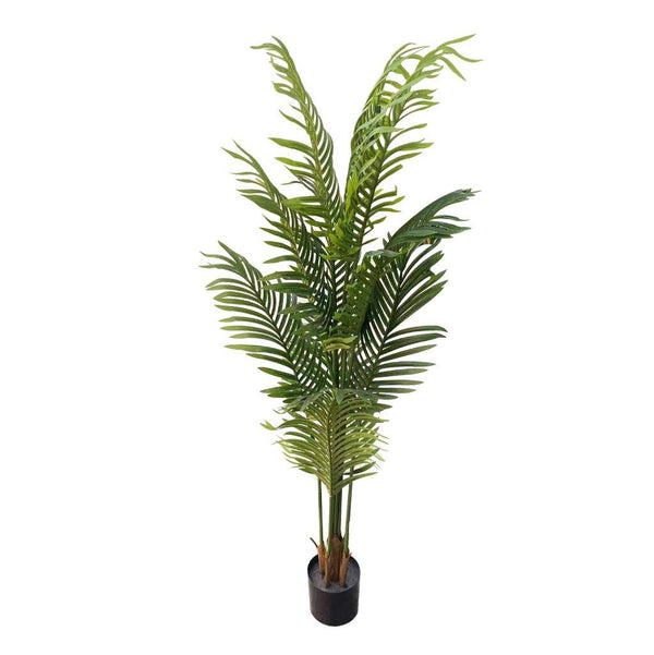 Realistic Touch Palm Tree Artificial Indoor Plant Flower Pot for Home Interior Deco 200 cm
