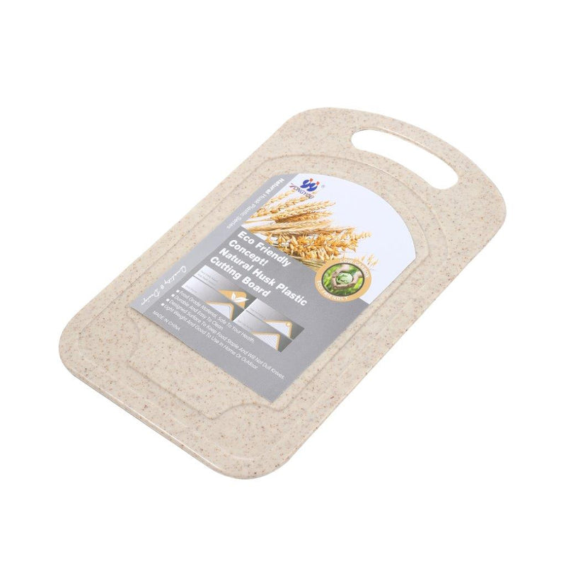 Kitchen Essential Plastic Non Slip Chopping Board and Knife Set 29*19*0.4;25*15*0.4;21 cm