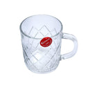 Premium Lead Free Glass Tea Cup Set of 6 pcs 230 ml