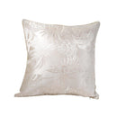 Modern Decorative Shiny Cream Floral Print Cushion Cover Pillowcase 50*50 cm