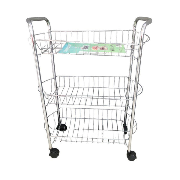 Kitchen Accessories Fruit & Vegetables Trolley 3 Tier Wheels 49*27*62 cm