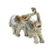 Sculpture Statue Resin Figurine Elephant Metallic Beige Color 24.5*11.5*17 cm