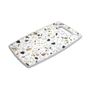 Kitchen Essential Mosaic Print Plastic Non Slip Chopping Board 36.5*22.5*1.1 cm