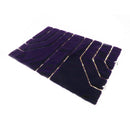 Violet Vector Pattern Non Slip Waterproof Floor Mat 120*180 cm