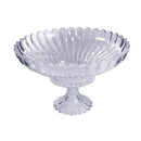 Crystal Glass Round Footed Fruit Bowl 32*19.5 cm