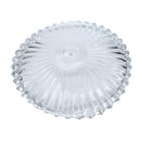 Crystal Glass Round 2 Tier Cake Stand