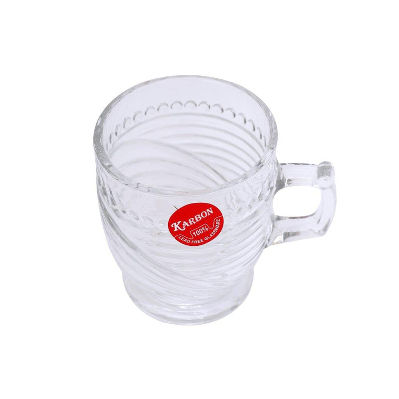 Premium Lead Free Glass Tea Cup Set of 6 pcs 165 ml