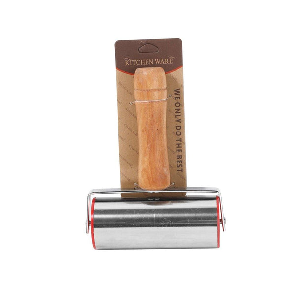 Stainless Steel Rolling Pin for Baking Dough Pizza Pie Crust Pastry 18*12 cm