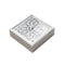 Engraved Deco Silver Candy Box Nuts and Chocolates Serving Tray 3 Compartments with Lid 42*16.5*5.5 cm