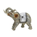 Sculpture Statue Resin Figurine Elephant Metallic Beige Color 26*10*21 cm