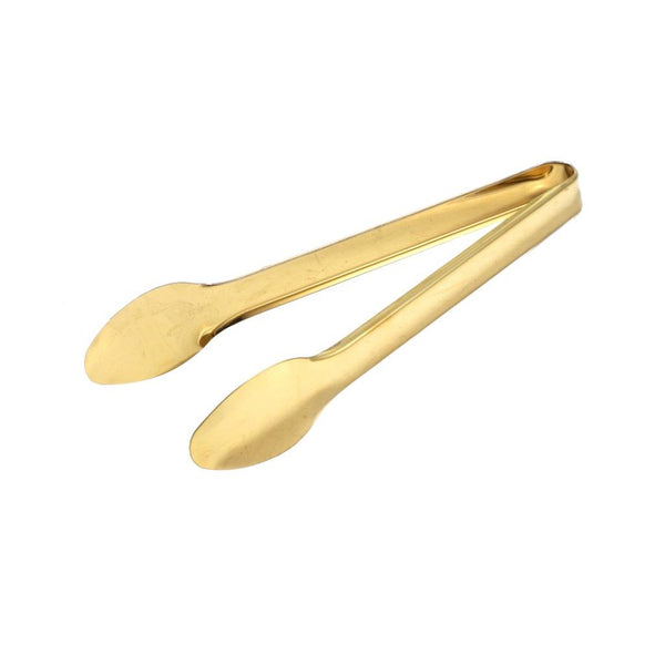 Stainless Steel Gold Kitchen Tongs Buffet Tongs 23 cm 86 g