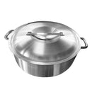 Aluminium Brazier Shallow Casserole 57 cm