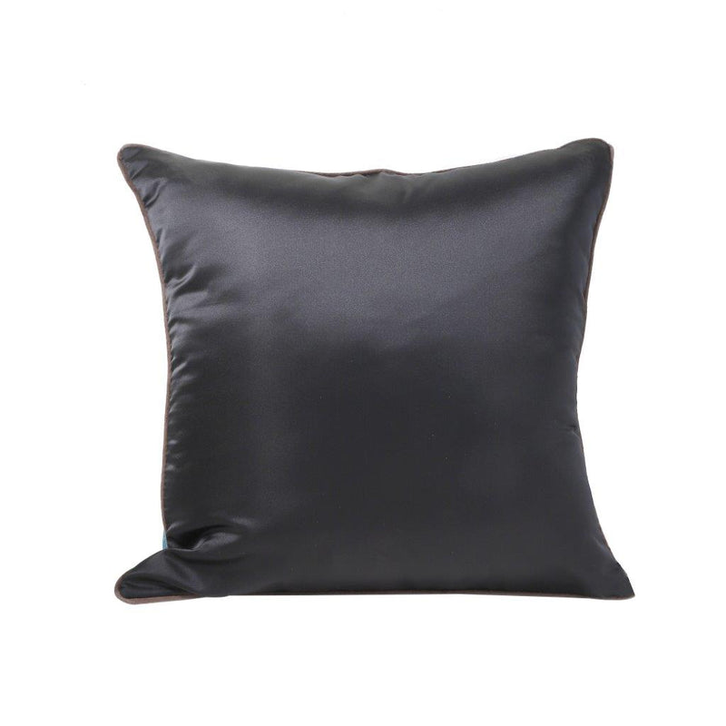 Modern Decorative Blue Leaf Print Cushion Cover Pillowcase 50*50 cm