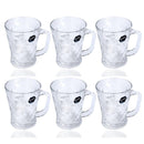 Premium Lead Free Glass Tea Cup Set of 6 pcs 225 ml